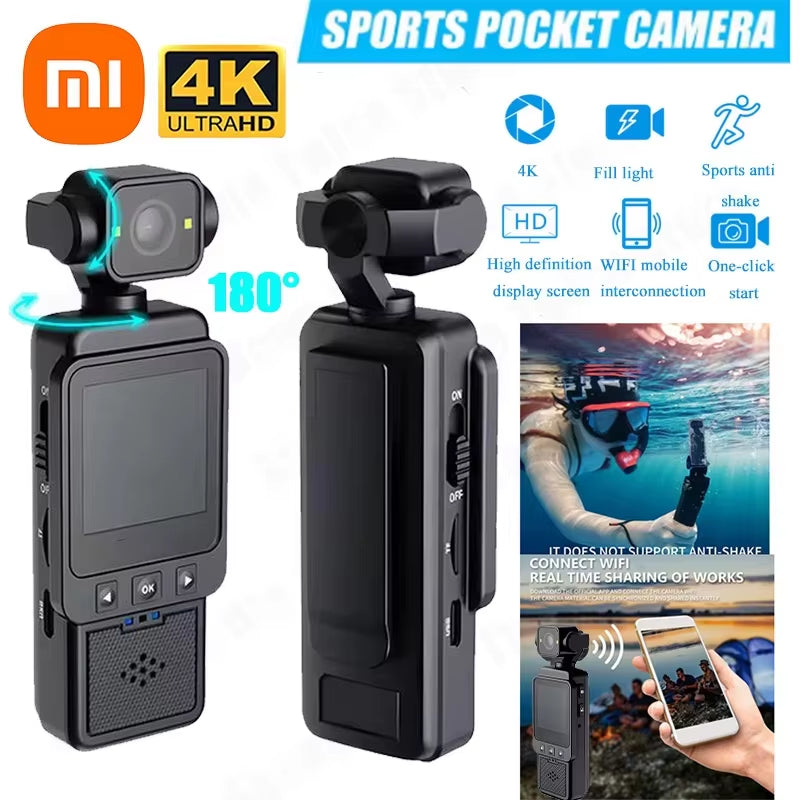 Cámara deportiva de bolsillo Xiaomi 4K