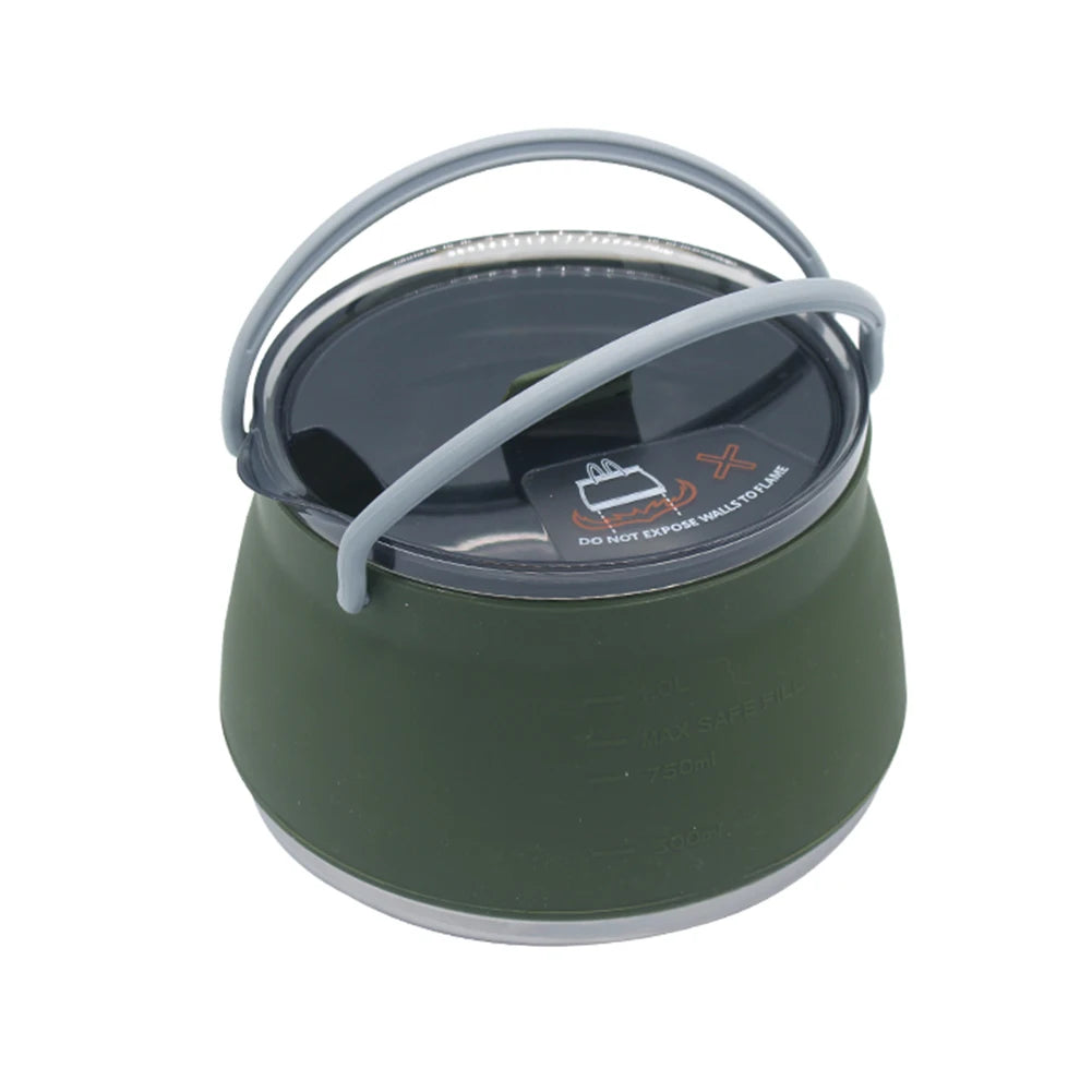 Olla de Silicona Plegable Camping