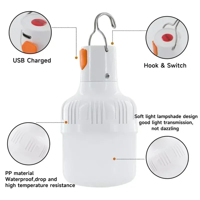 Luz Emergencia Camping