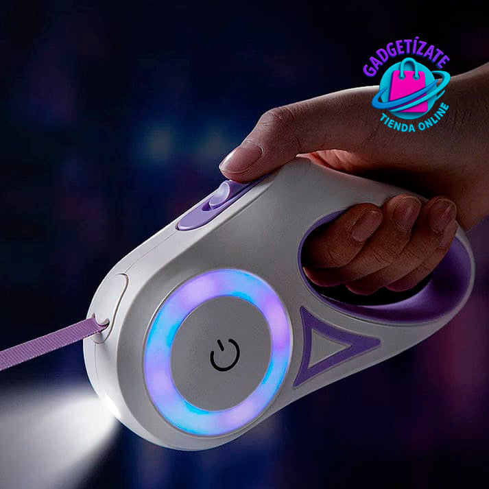 Correa para Perros con Luces LED
