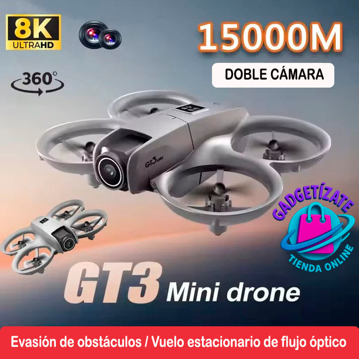 Mini Dron GT3 RC 8K con GPS