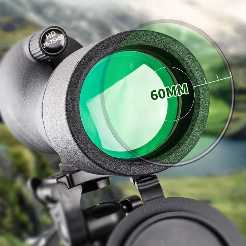 Monóculo con Zoom de visión 25-75x60