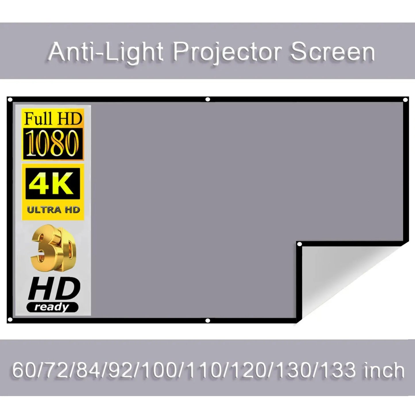 Telón Antirreflejo para Proyector