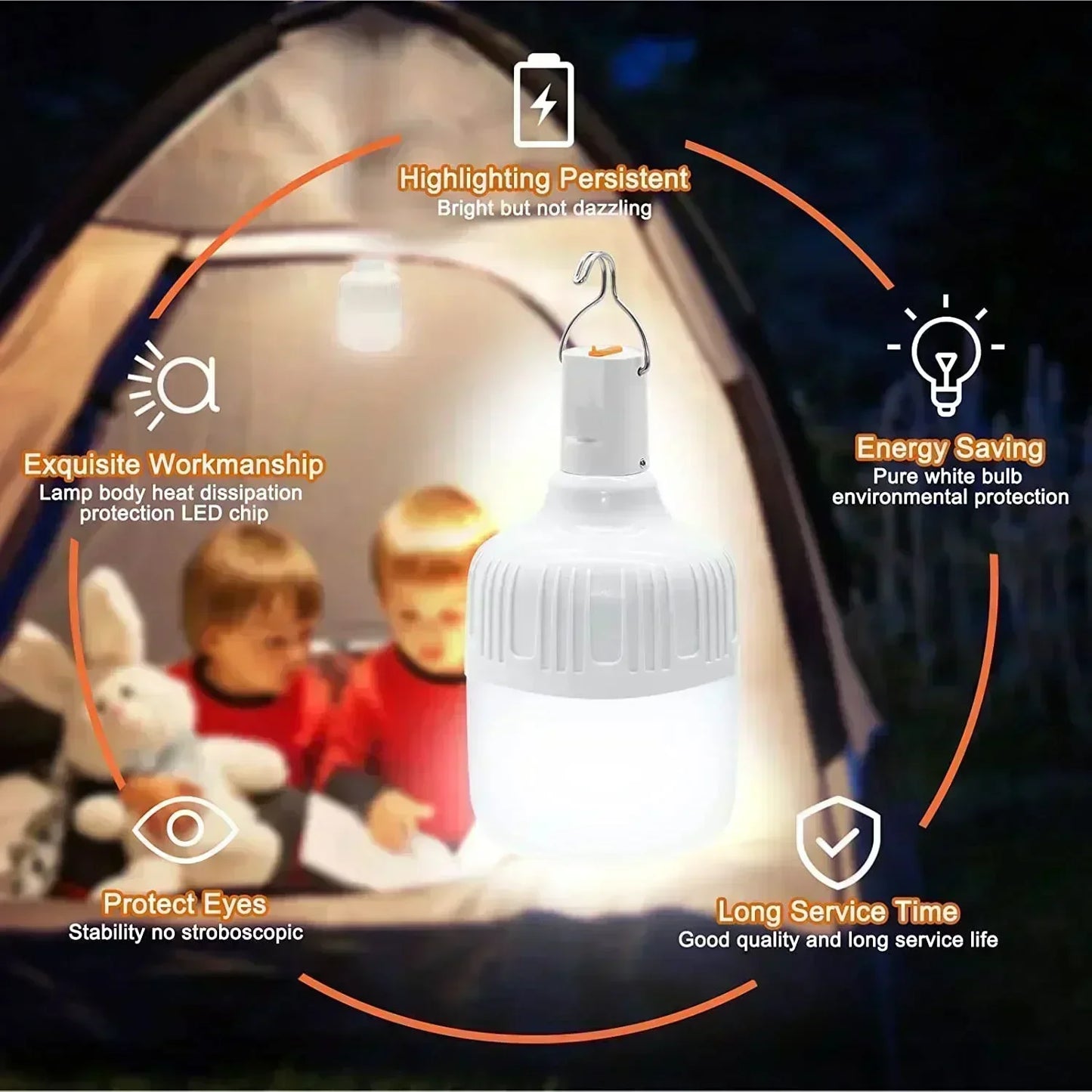 Luz Emergencia Camping