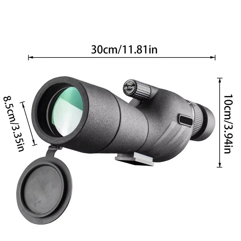 Monóculo con Zoom de visión 25-75x60