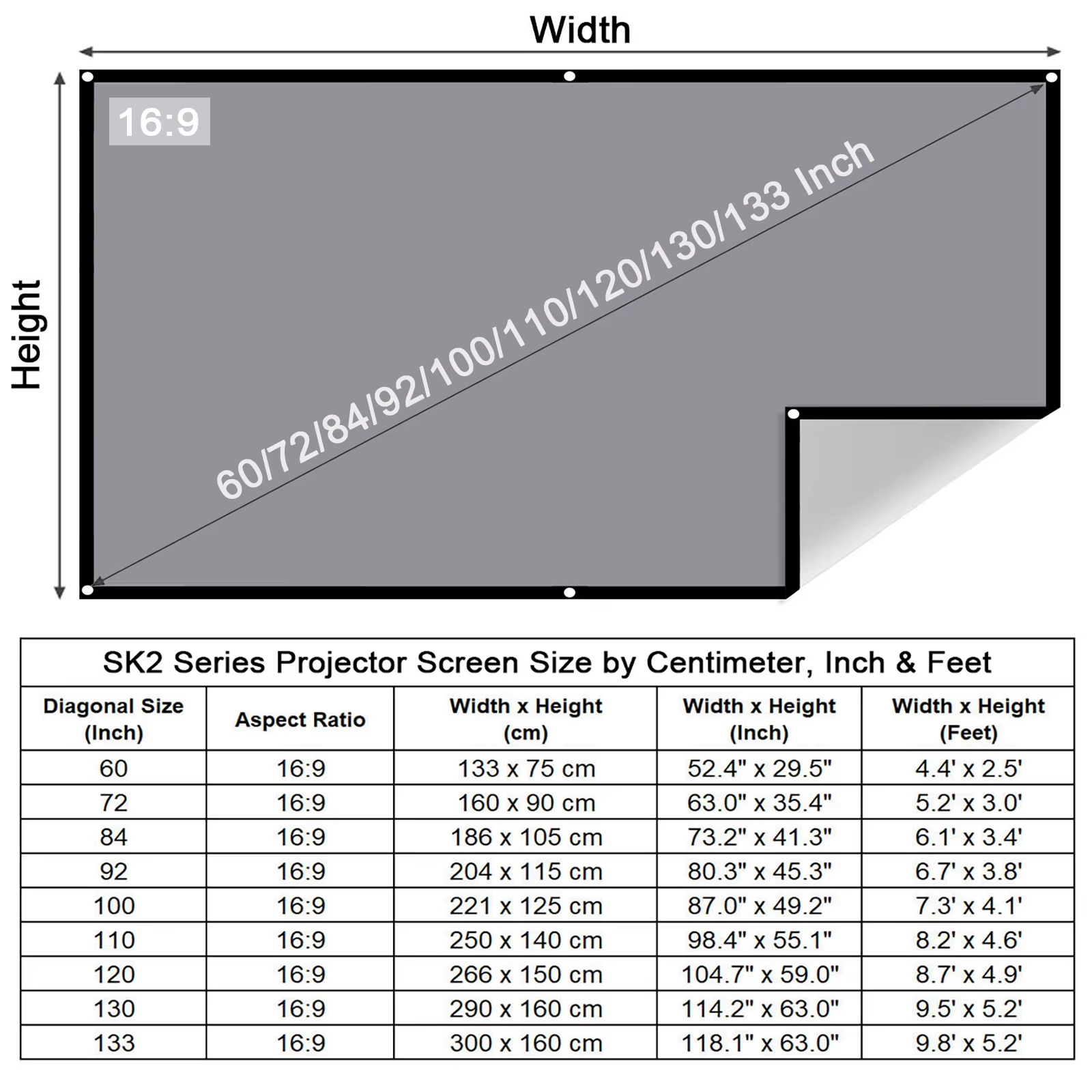 Telón Antirreflejo para Proyector