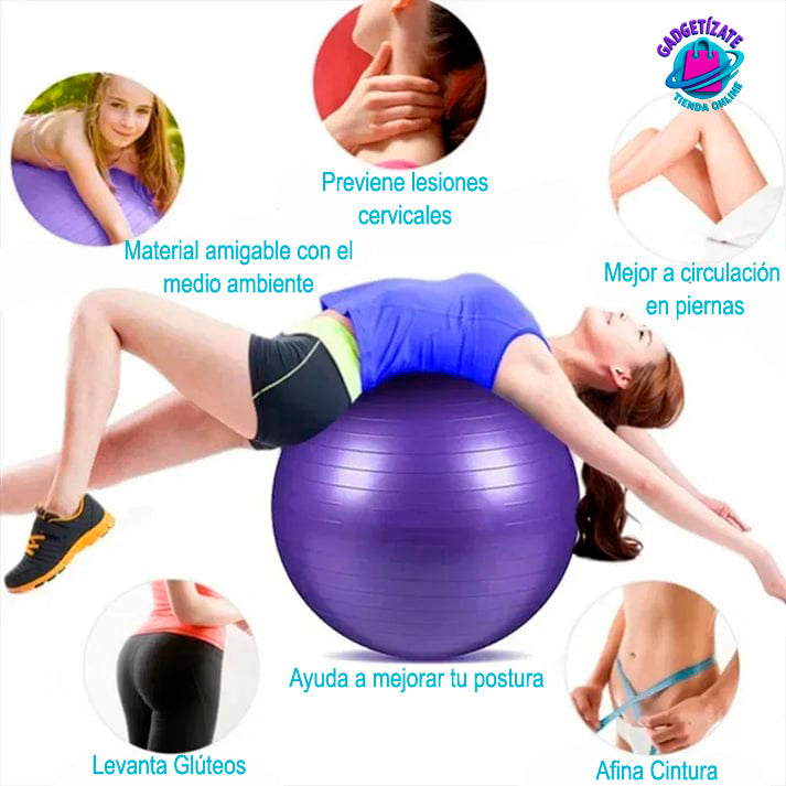 Pelota de Yoga 45 a 85 cm